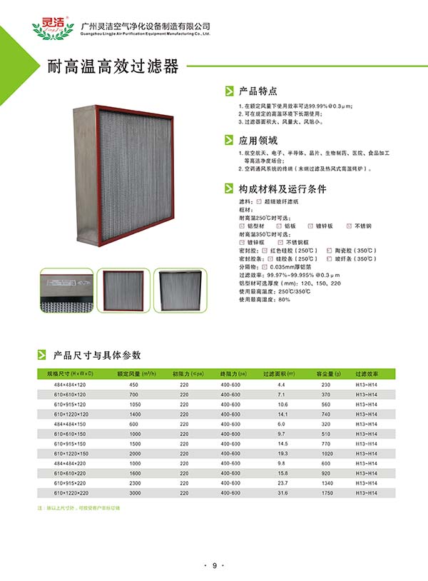 鋁隔板高效過濾器使用隔板式設(shè)計(jì)特點(diǎn) 鋁隔板高效過濾器使用隔板式設(shè)計(jì)特點(diǎn)